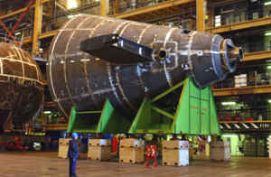 Image of: Section of Astute class submarine
