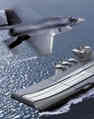 Plane and Aircraft Carrier