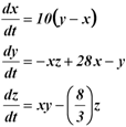 The 3 Lorenz equations
